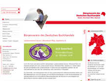 Tablet Screenshot of boersenverein-hessen.de